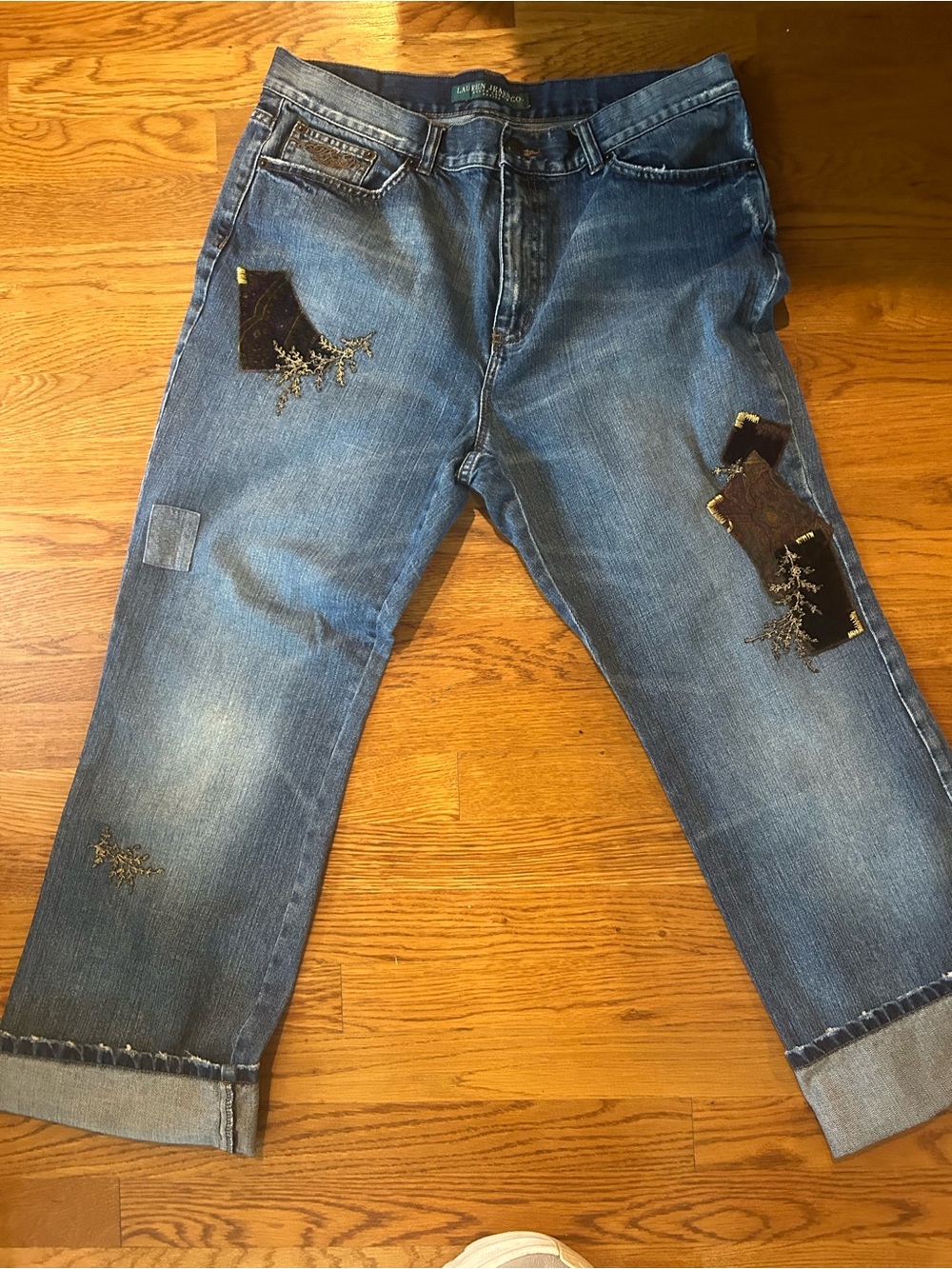 Ralph Lauren 12 petite denim with autumnal details